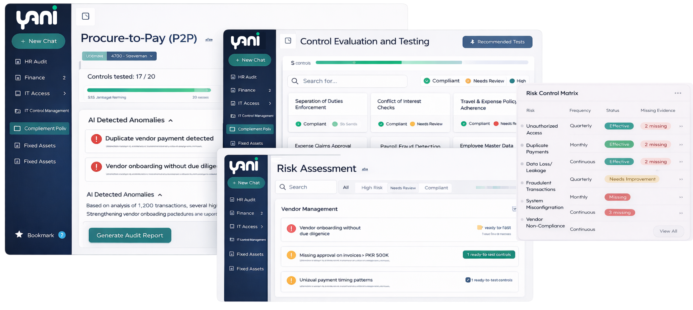 Yani platform capabilities